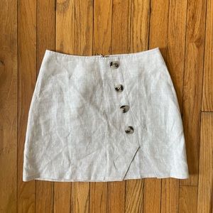 Reformation Linen Mini Skirt; Size 4; NWOT